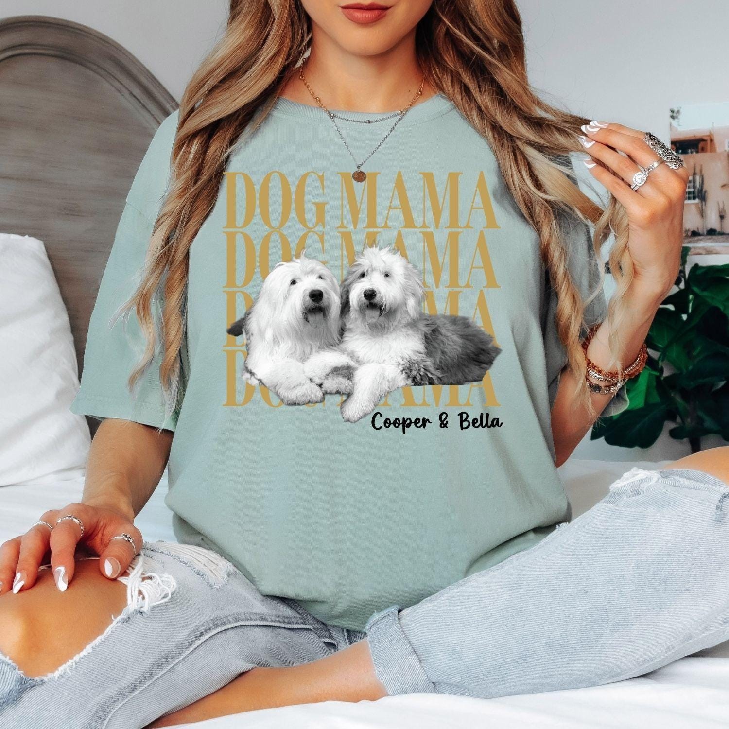 Custom Pet Photo Shirt Personalized Dog Cat Graphic Tee with Name Gift gallery