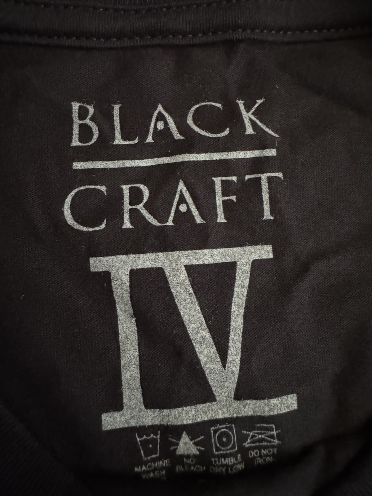 Vintage Black Craft Cult Gothic Krampus Custom Cut Off Unisex Tshirt Size XL gallery