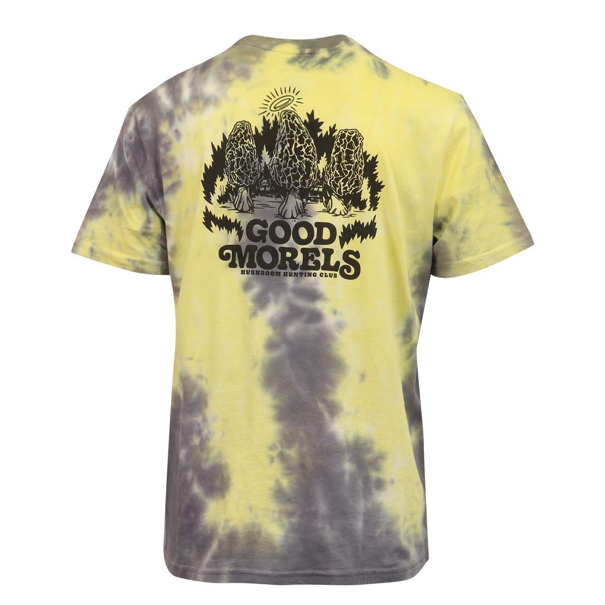 Element Men's T-Shirt Yellow Dark Grey Tie-Dye Mushroom Graphic S/S (S17) gallery