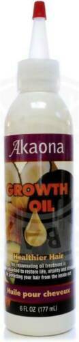 Akaona Growth Oil 100% Pure Growth Promoter Healthier Hair with Vitamin E 6oz