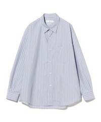 (ASK availability First) BEAMS polyester broadcloth regular collar shirt NEW