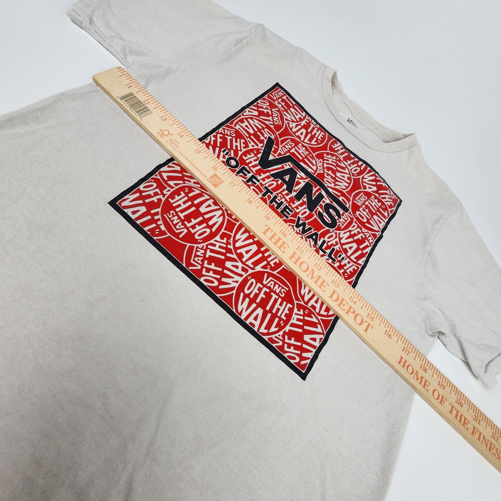 Vans Off The Wall Since 1966 Logo Graphic T Shirt White Large Skate gallery