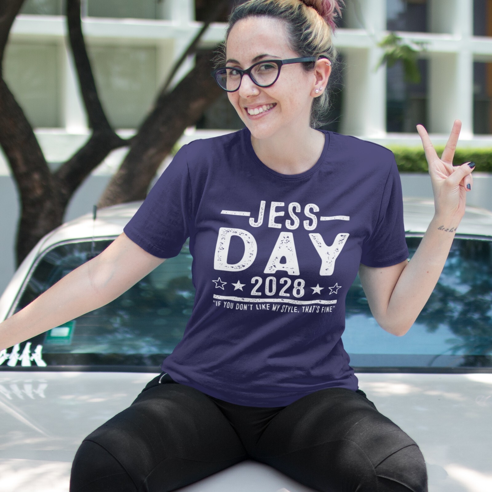 Jess Day 2028 Election funny 2000s new girl tv show humor Xs-5x Unisex Tshirt gallery