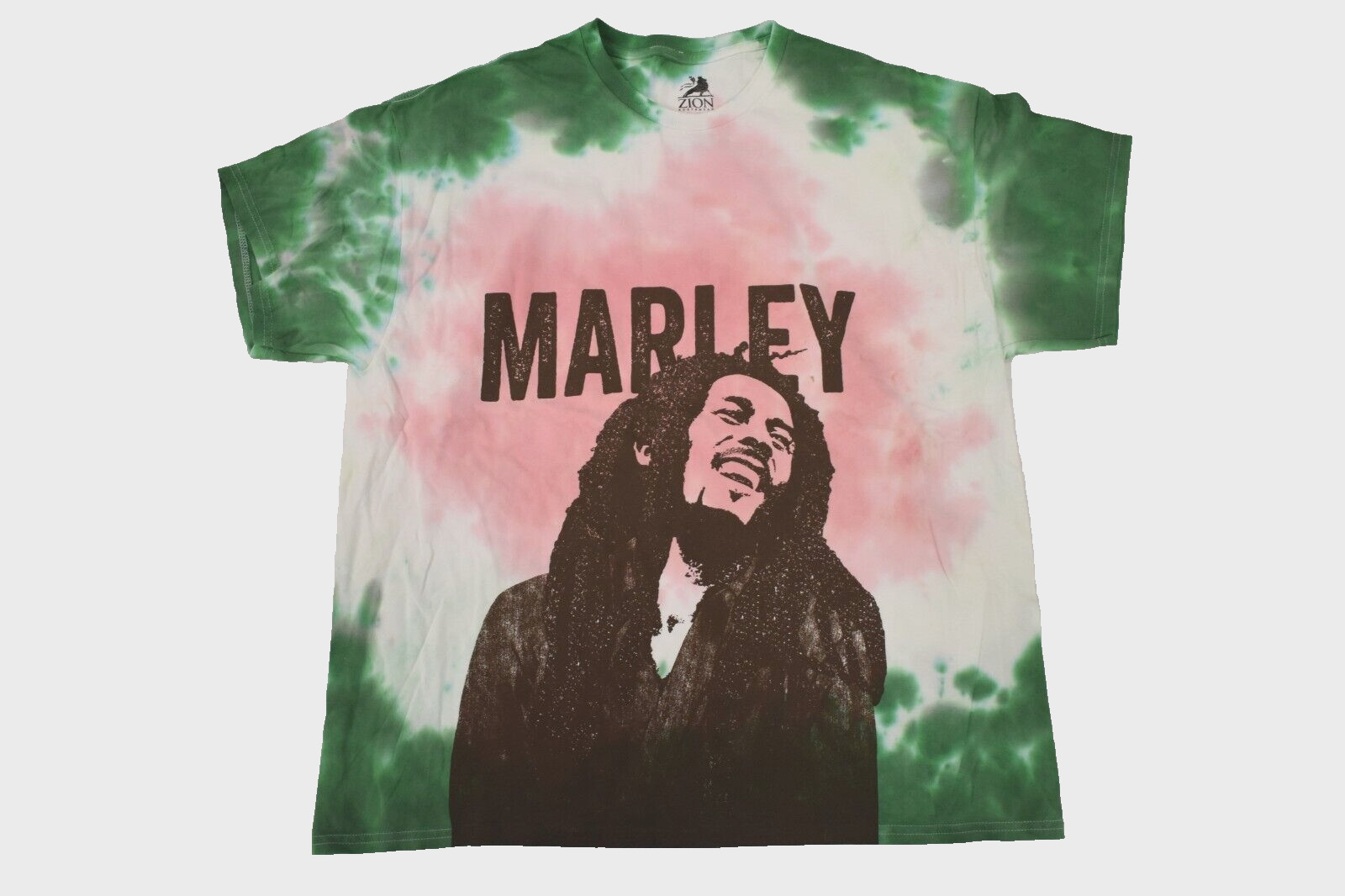 Zion Rootswear Mens Bob Marley Tie Dye Raggae Music Shirt New XS-3XL gallery