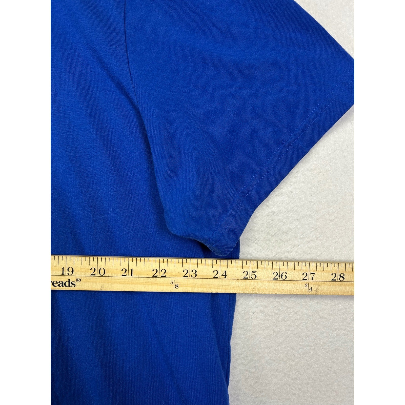 Athletic Sportswear Adidas Mens 2X Blue Go-To Performance Graphic Logo T-Shirt gallery
