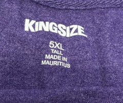 KingSize Shrink-Less Lightweight Longer-Length Crewneck Pocket T-Shirt