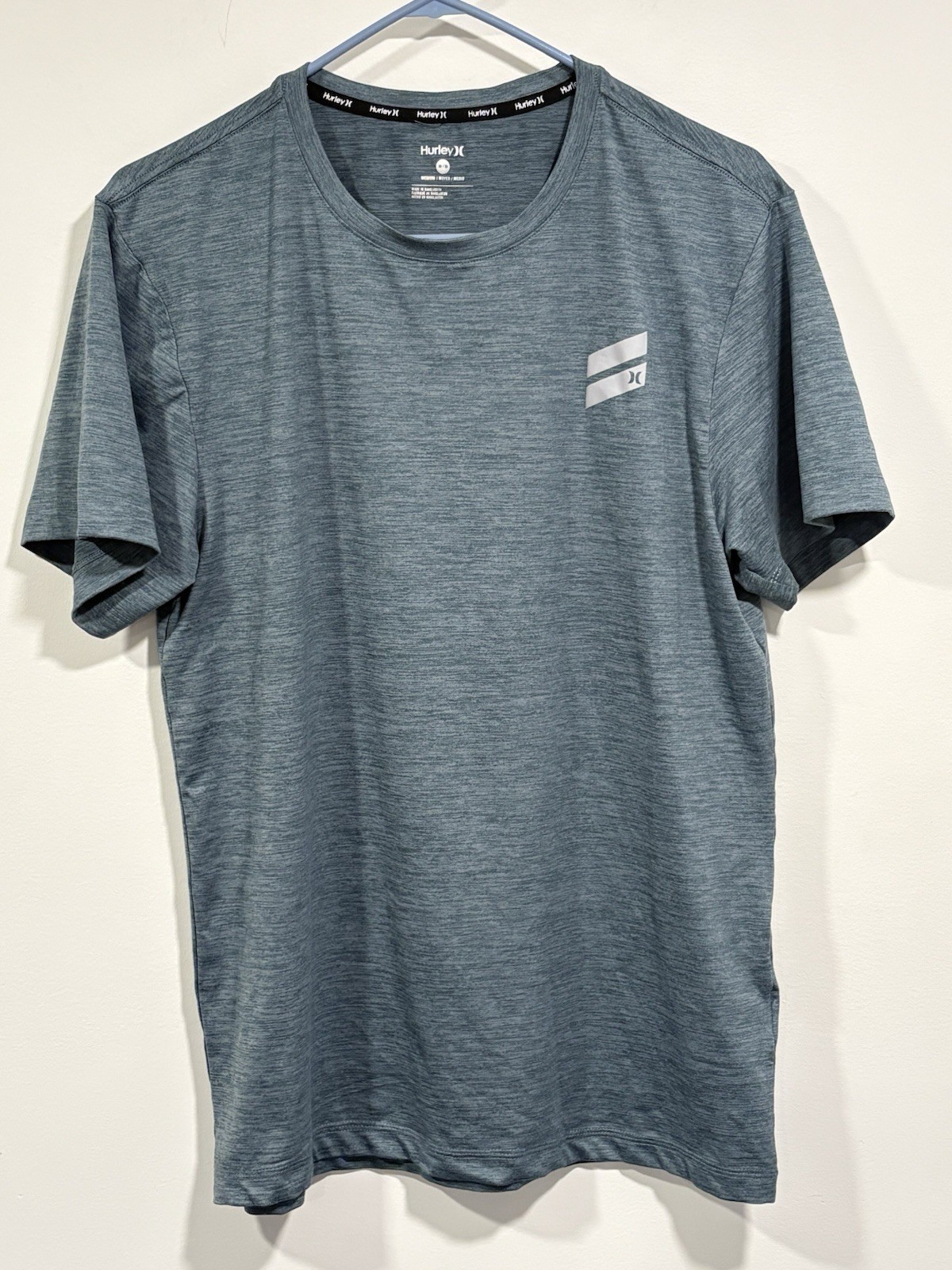 HURLEY EXIST Slash Logo Graphic T-Shirt - Short Sleeve Size medium gallery