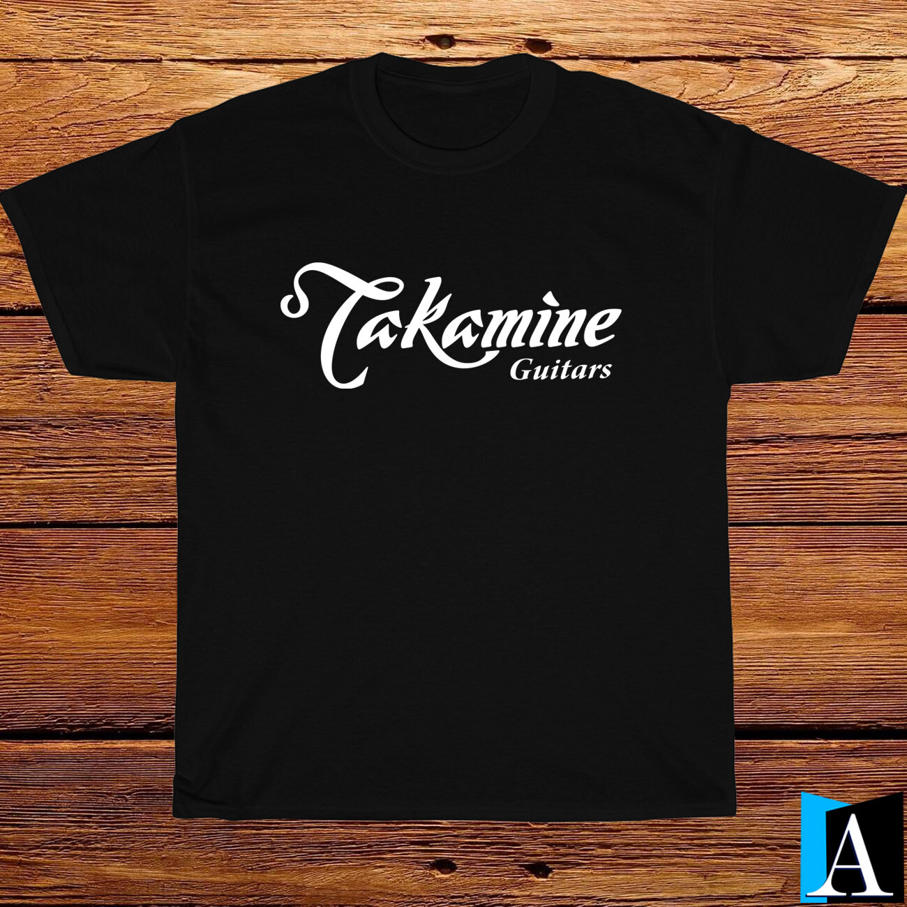 New Shirt Takamine Guitars Music Logo T-Shirt Black/White/Grey/Navy Size S-5XL gallery