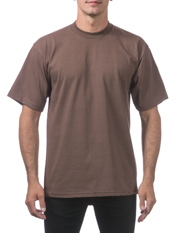 PROCLUB MENS HEAVYWEIGHT SHORT SLEEVE T SHIRTS PRO CLUB CASUAL COTTON TEE SHIRT gallery