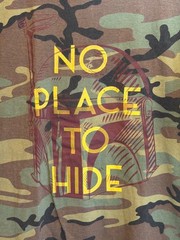 Rothco Star Wars Men’s Size L Camouflage No Place To Hide Graphic T-Shirt