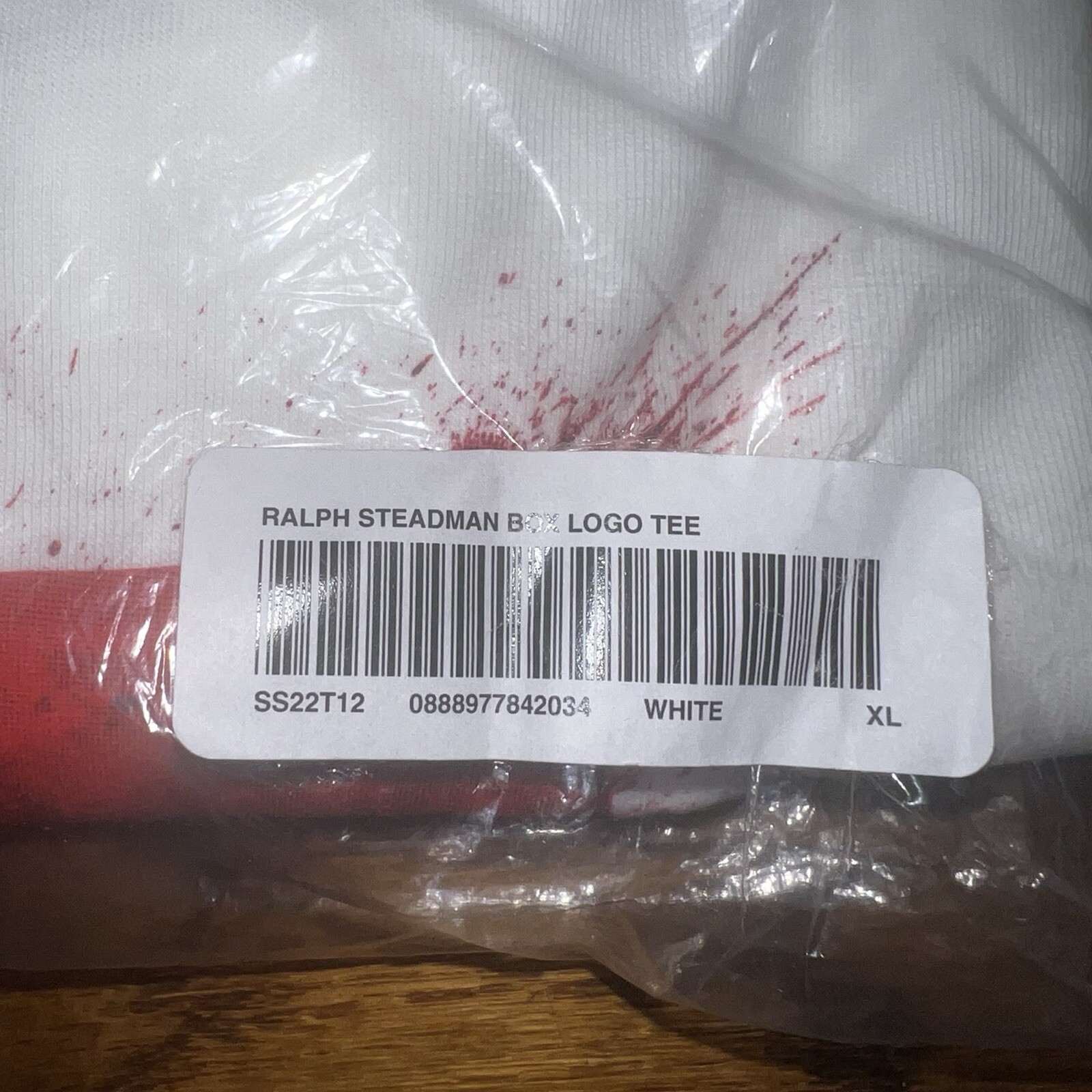 Supreme Ralph Steadman Box Logo Tee White Size: XL gallery