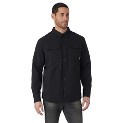 Can-Am Mens Utility Overshirt DWR Durable Water Repellent Heavyweight Black