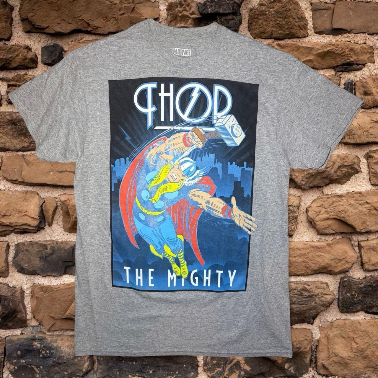 MARVEL the Mighty Thor Graphic T Shirt Men's Medium Comic Superhero Tee gallery