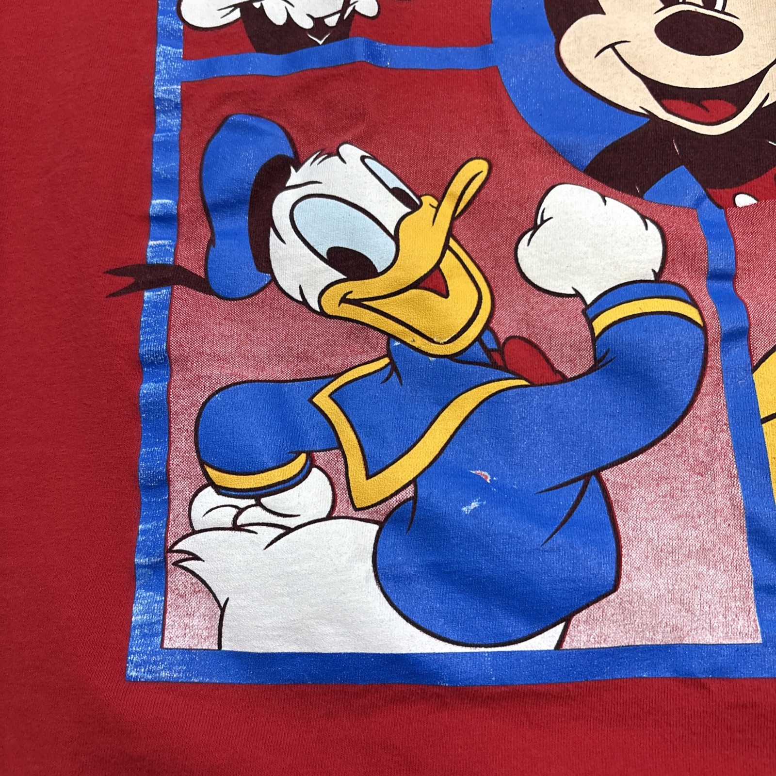 Vintage Mickey Unlimited T- Shirt Minnie Red Usa One Size Fits All Single Stitch gallery