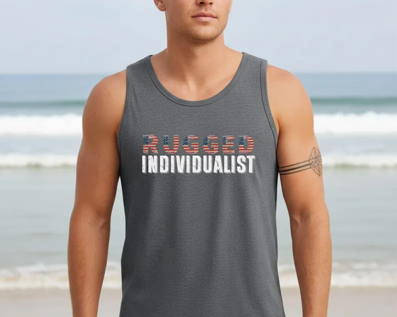 rugged individualist mens tank top gallery