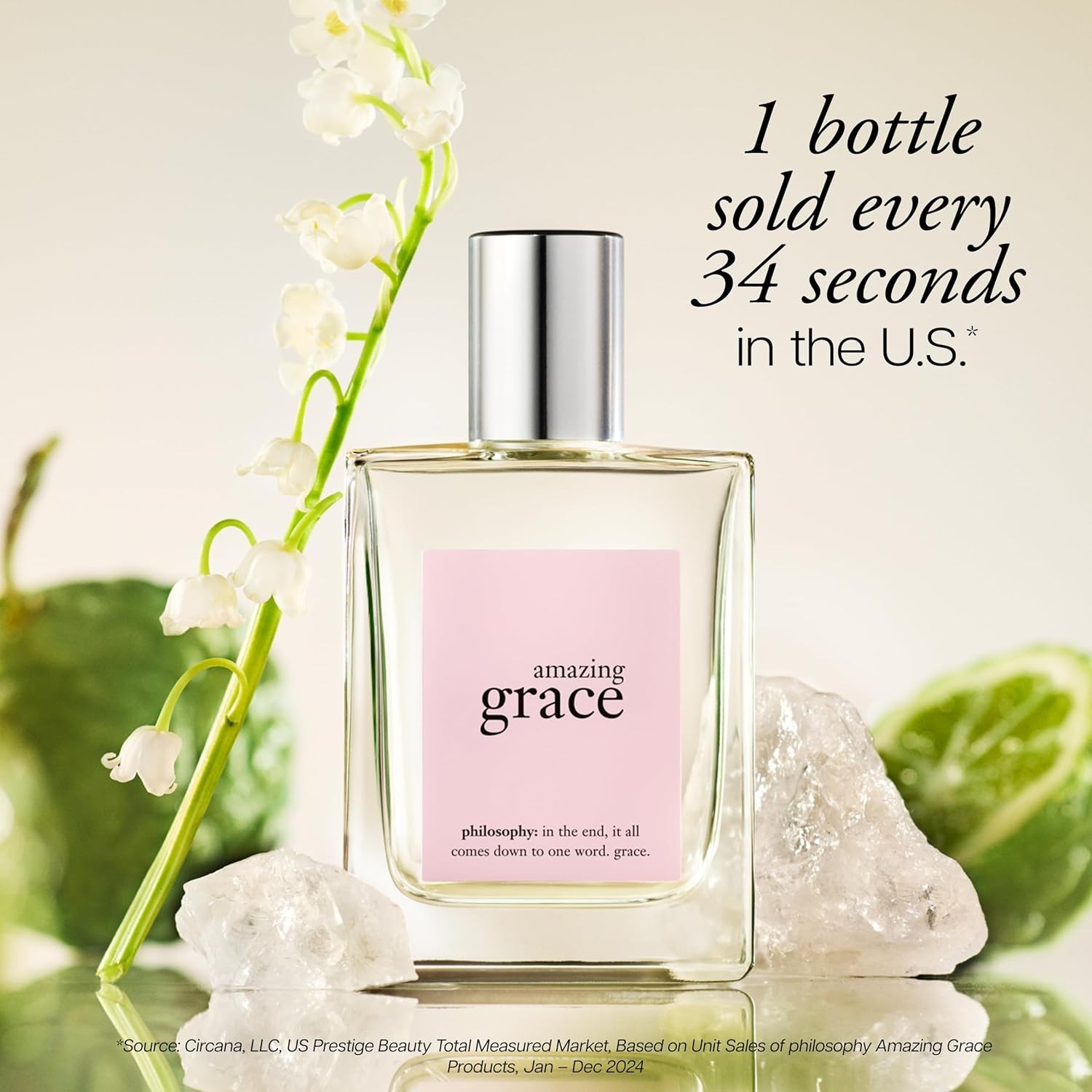 philosophy amazing grace perfume- clean & floral women’s perfume 2 fl oz
