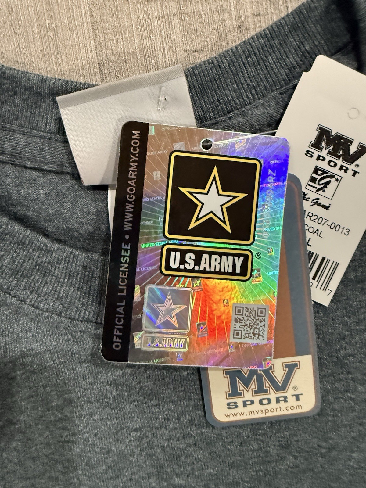 “United States Army Ft Bliss, TX 1775” Double Sided Gray T Shirt - Sz XL - NWT! gallery