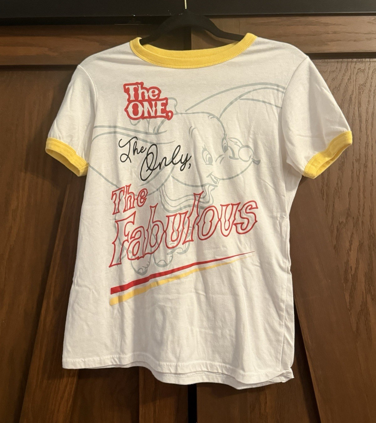 Disney Parks Exclusive Dumbo "The One The Only The Fabulous" T-Shirt Sz M EUC gallery
