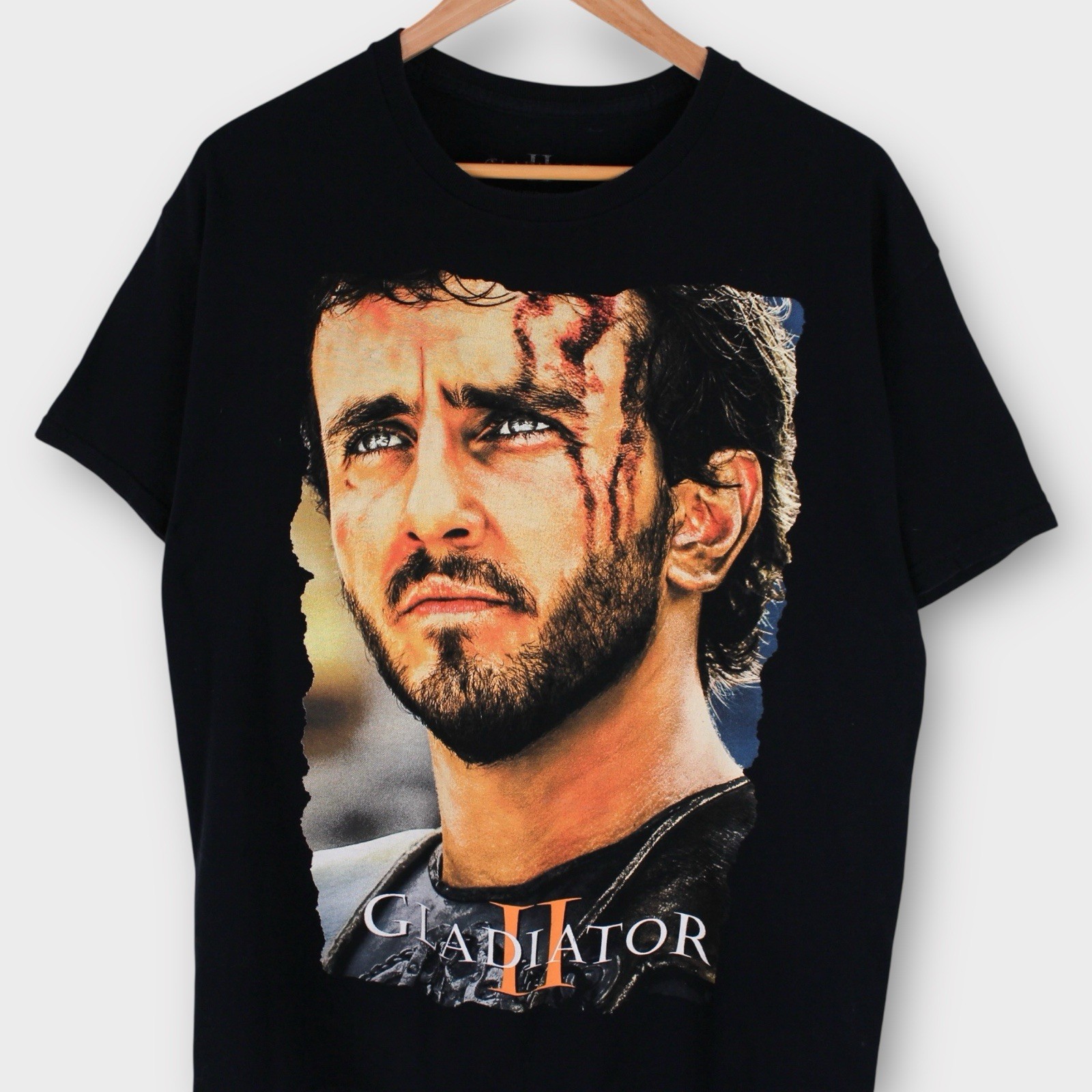 Gladiator II Movie T-Shirt Hot Topic Black Cotton Size Large gallery