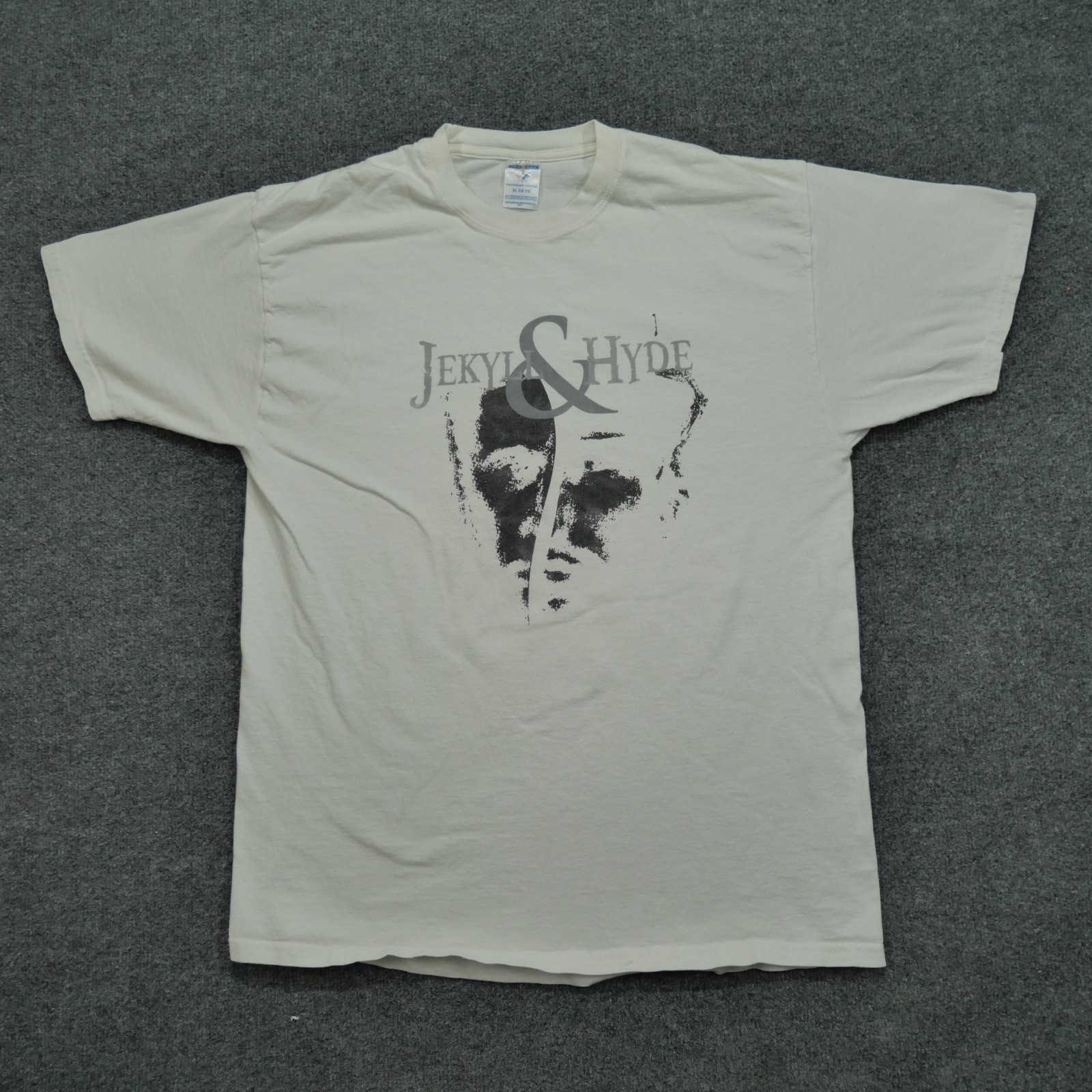 Vintage Jekyl And Hyde T Shirt Mens XL White Book Classic Y2K gallery