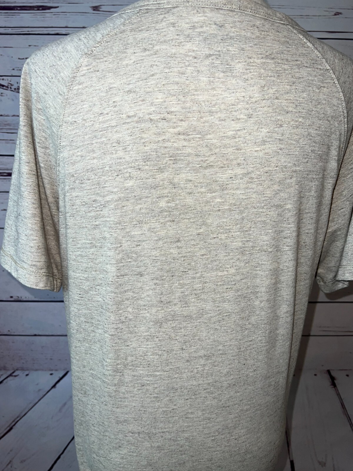 American Eagle Shirt Medium Classic Fit Mens Short sleeve henley Y2K Preppy 80s gallery