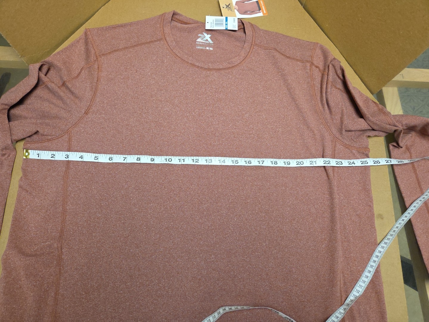 Zeroxposur Brushed Fleece Stretch Layering Shirt Henna Mlng Size 2XL NWT SOFT gallery