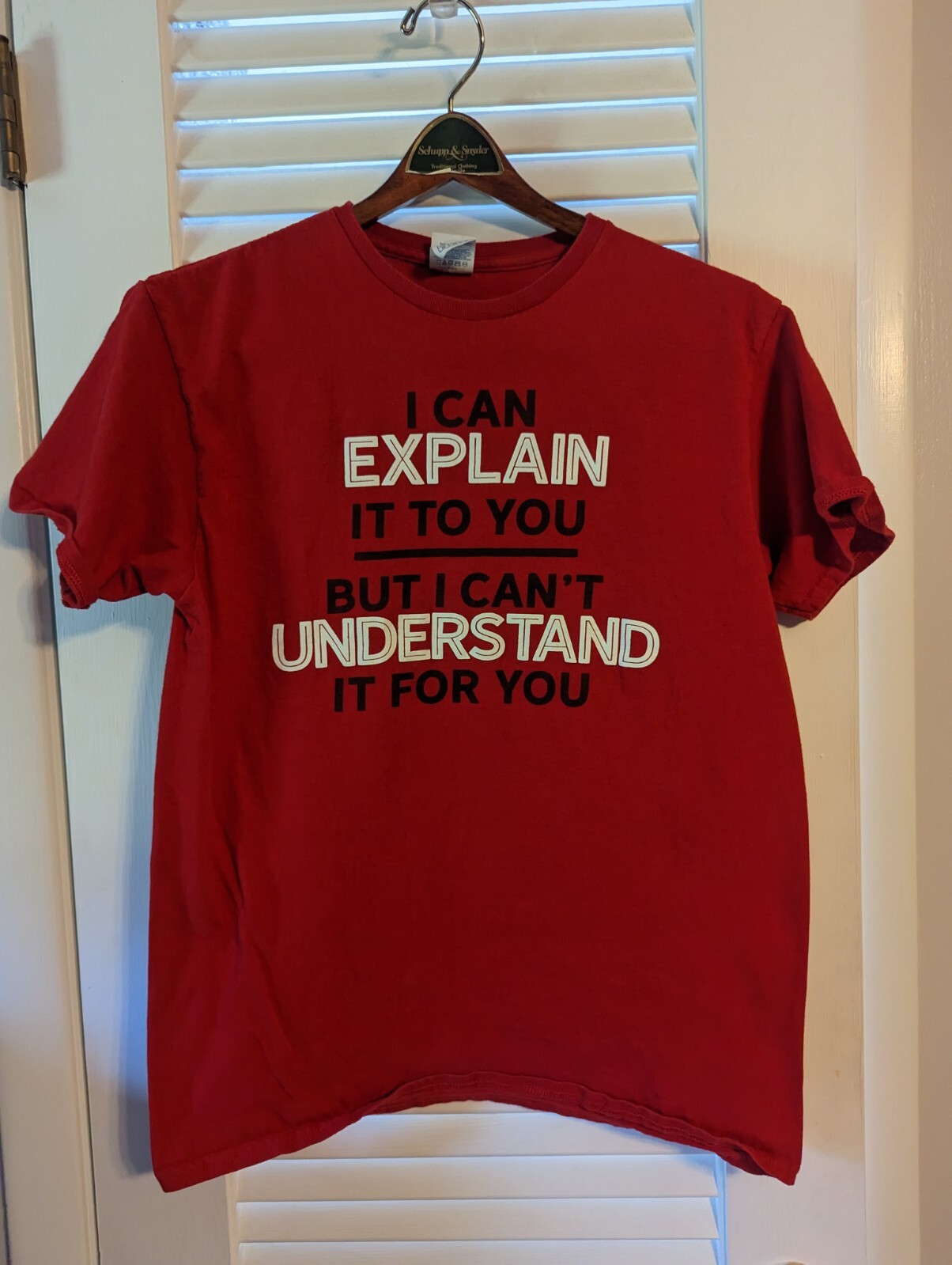 Delta Medium Red Tshirt I Can Explain It To You But I Can't Understand It gallery