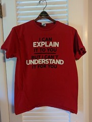Delta Medium Red Tshirt I Can Explain It To You But I Can’t Understand It