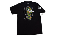 Neff x Disney Mens Mickey Mouse Hype Black Tee Shirt NWT S, M, L, XL