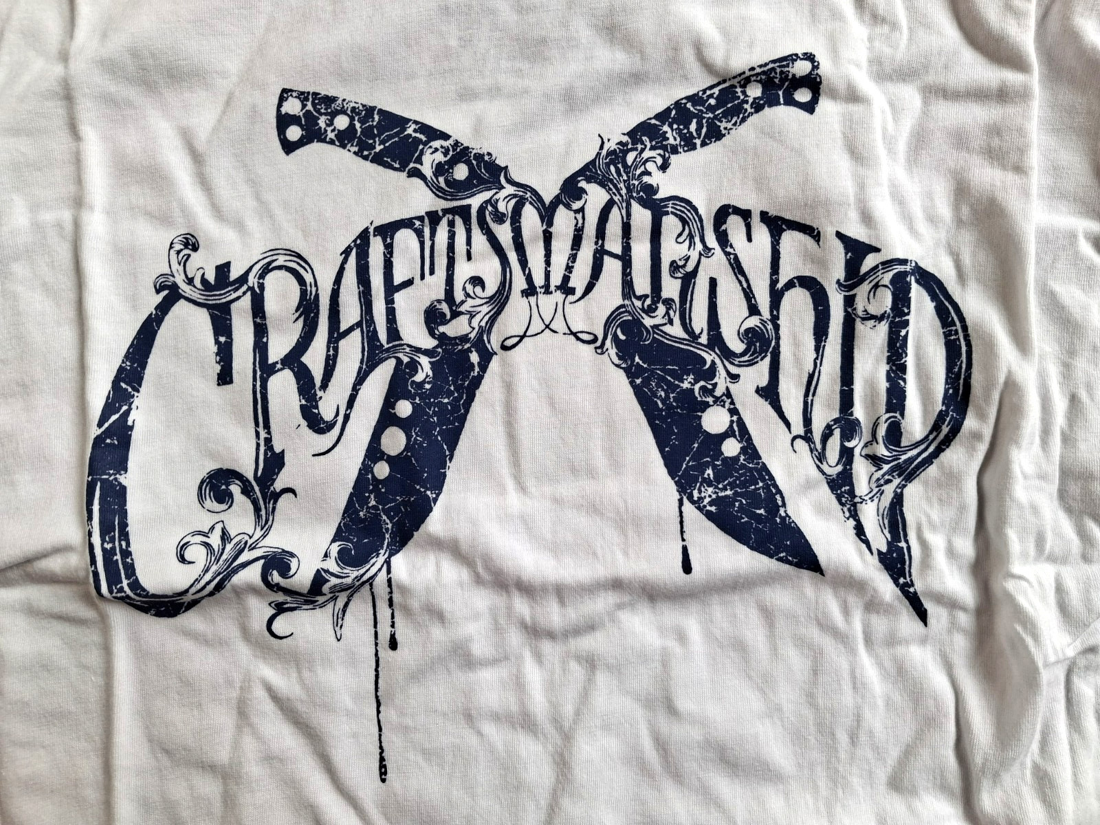 Artful Dodger Mens 4XL Short Sleeve T Shirt Craftsmanship Graphic Tee White Y2K gallery