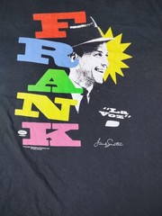 Frank Sinatra Shirt Mens Large Black Comfort Colors Graphic Tee Music Icon