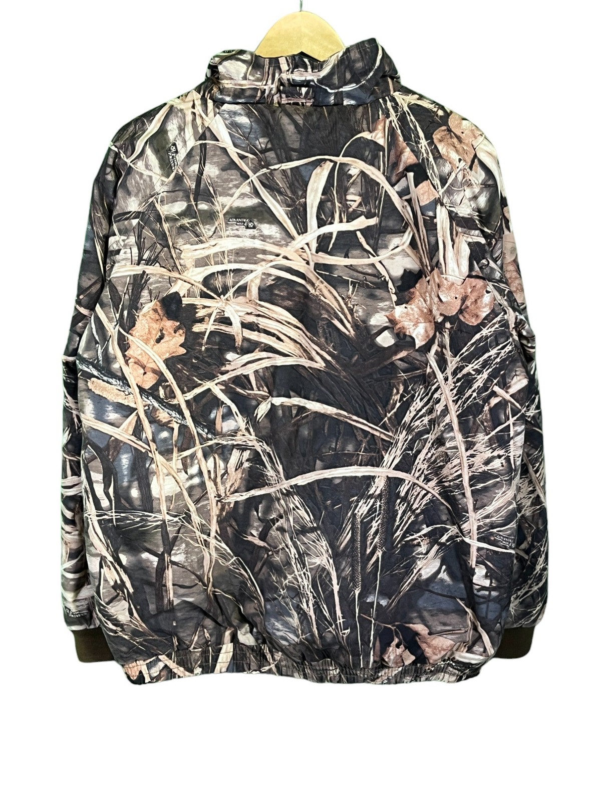 Vintage Ducks Unlimited Hunters Woodland Camo Full Zip Coat Size XL gallery