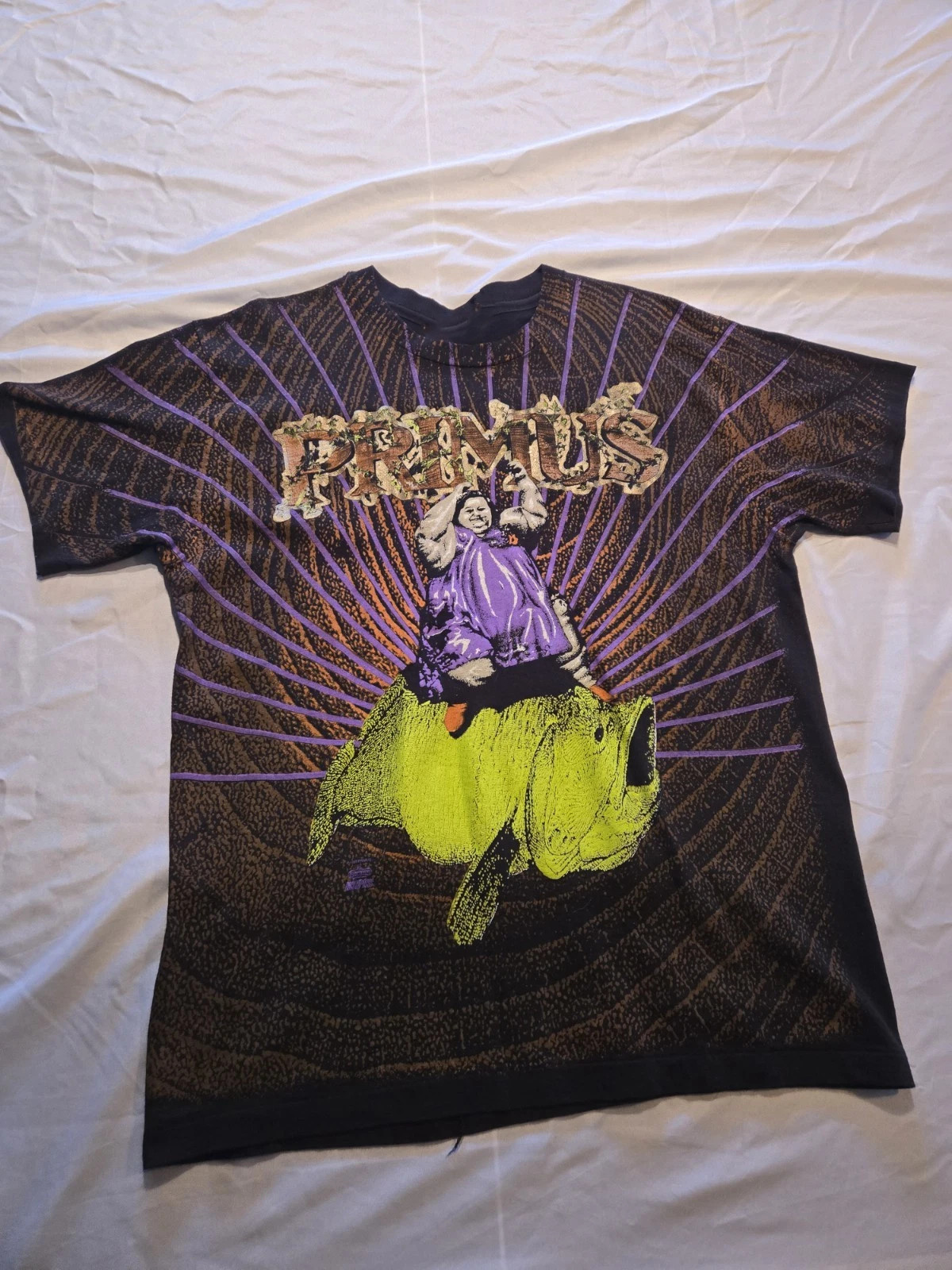 Primus Pork Soda Fat Lady Riding Fish Reprint Polyester 3D Shirt TS1192 gallery