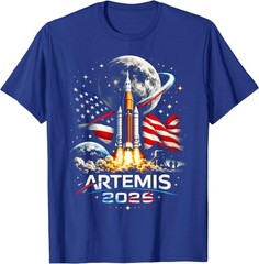Artemis 2026 American Rocket Launch to The Moon Landing T-Shirt