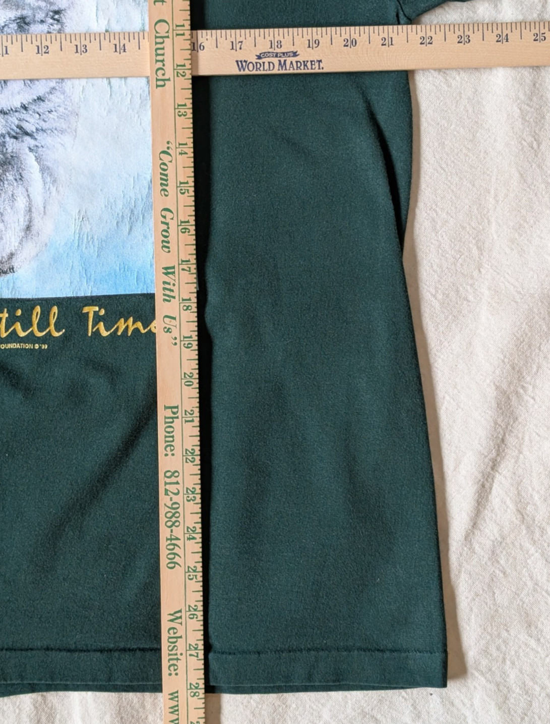 Vintage 1999 Koala Animal Nature Single Stitch Green Tee Alore Size USA Large gallery