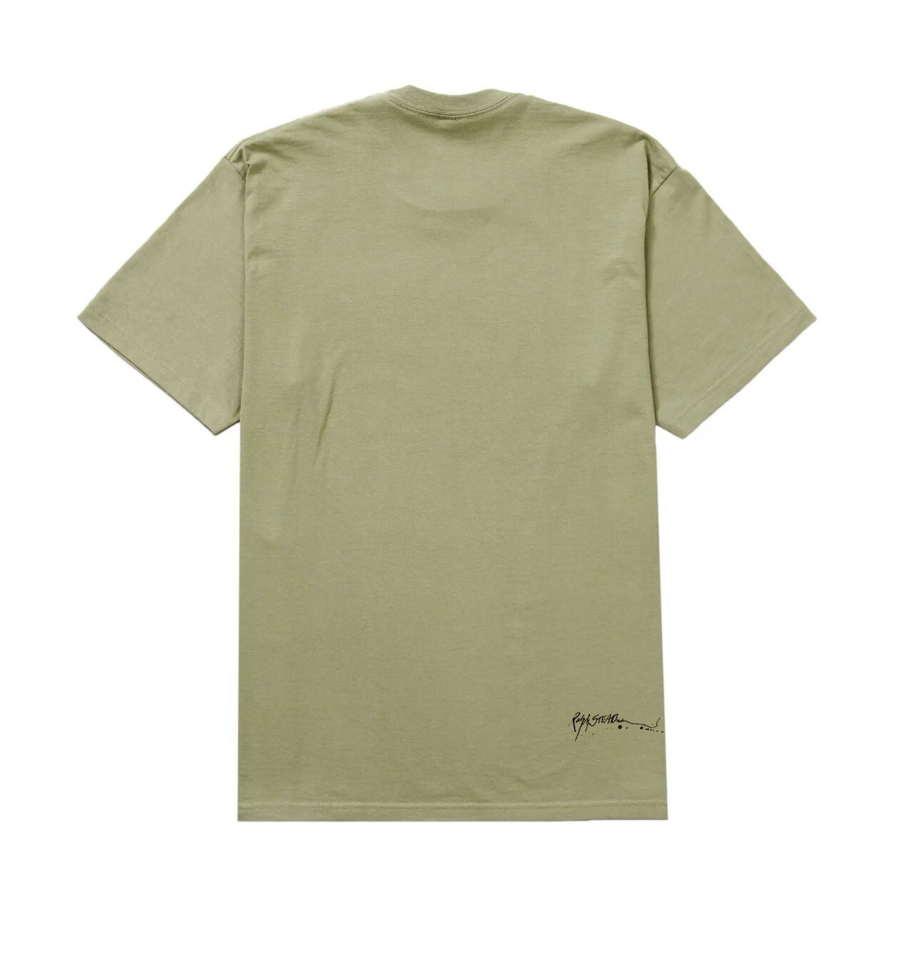 Supreme Ralph Steadman Box Logo Tee Light Olive Size: XXL gallery