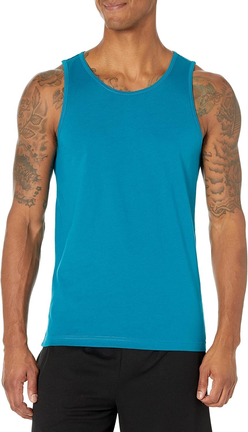 Men’s Slim Fit Tank Top Sleeveless Shirt Lightweight Jersey for Casual Workout
