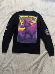 Crunchyroll | Godzilla Skreeonk | Black Long Sleeve T-Shirt | Men’s Small