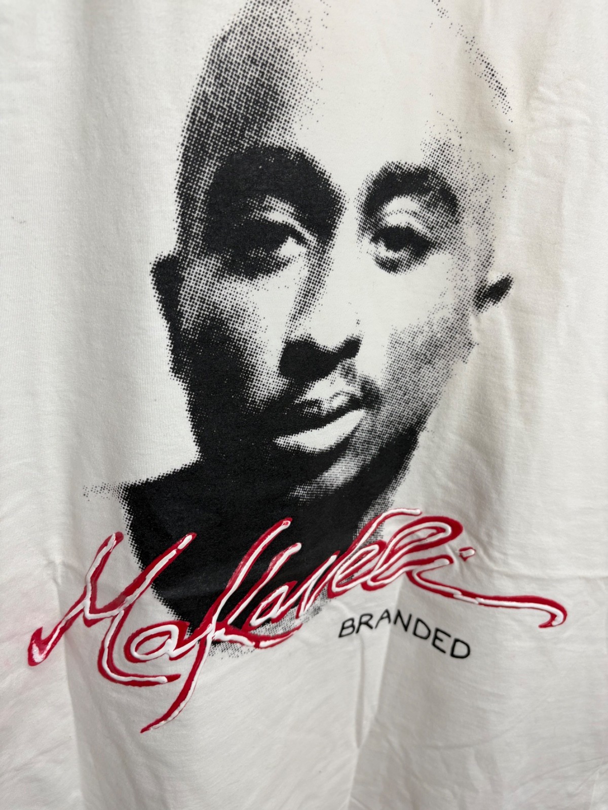 Vintage 90's Tupac Makaveli Hip Hop Rap T-shirt SZ XXL New Old Stock gallery