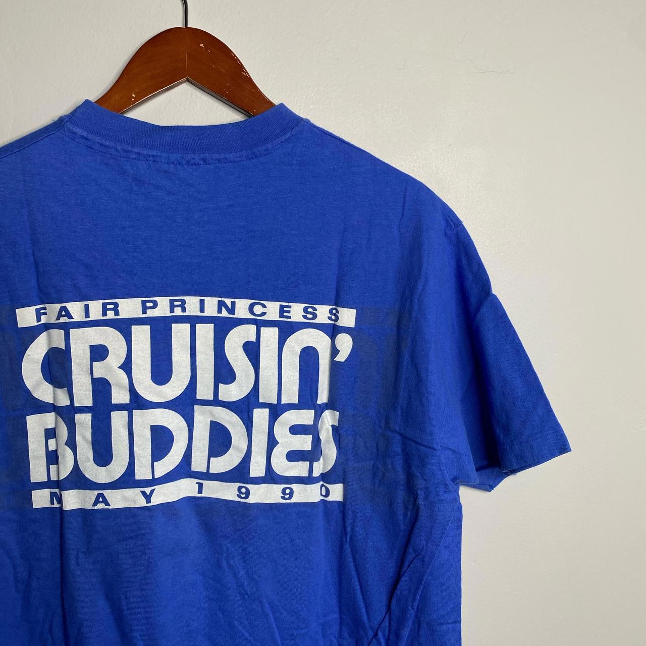 90s vintage single stitch blue beehive Bonneville anchor Tee gallery