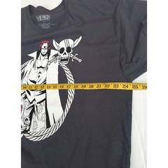 One Piece Red Haired Shanks Graphic T-Shirt Mens XXL Black Toei Animation Anime