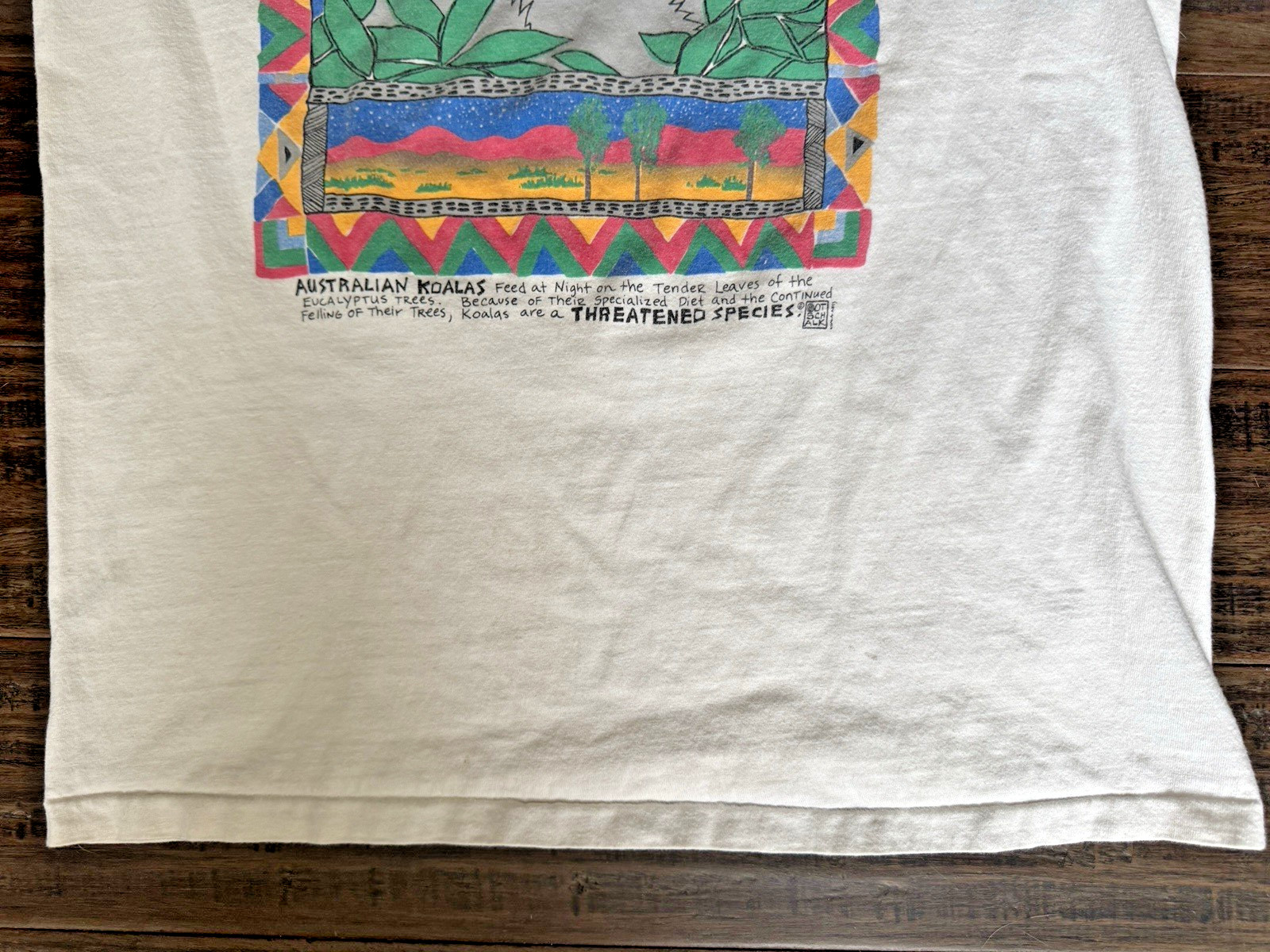 Vintage San Diego Zoo T Shirt Koala Hanes Single Stitch California Graphic Large gallery