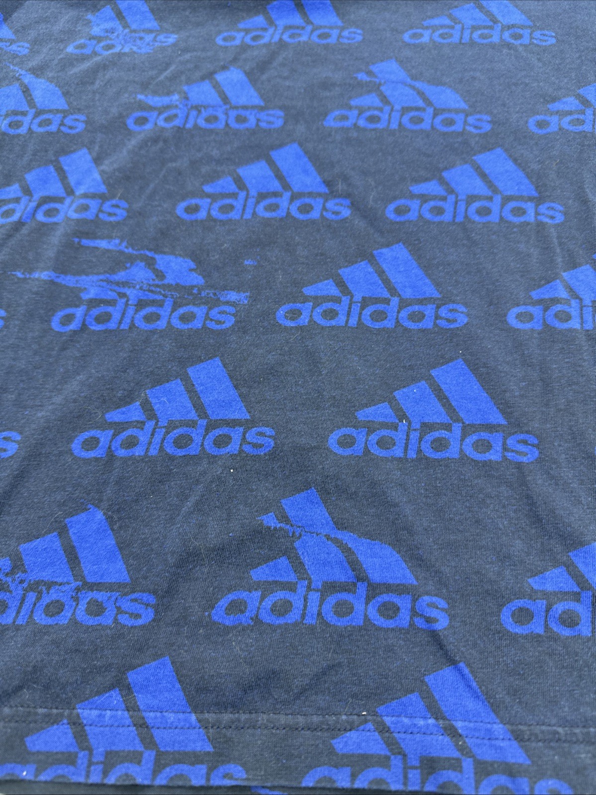 Adidas T-Shirt Men Small Aop Logo Multicolor ..#29834 gallery