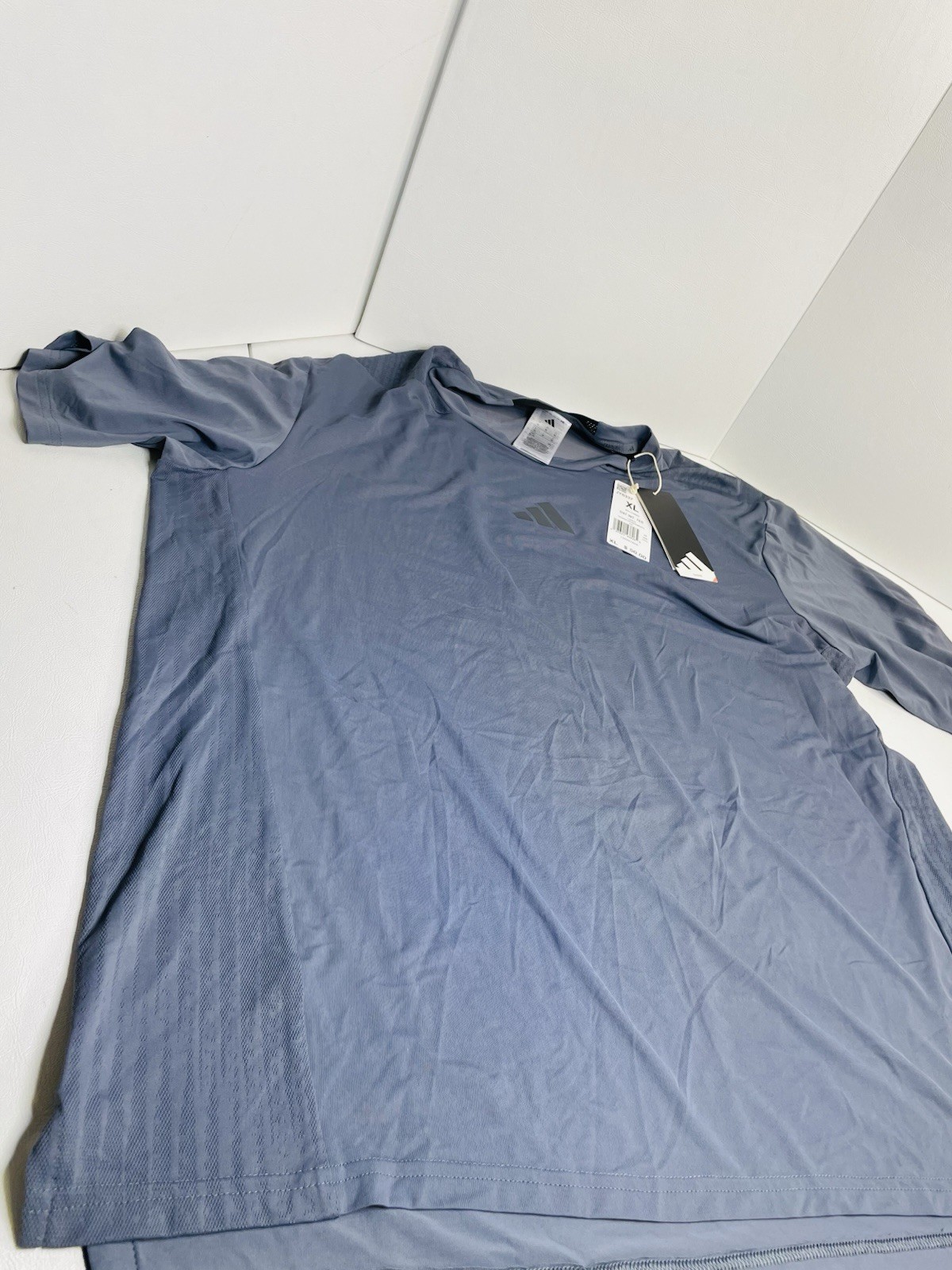 Adidas D4T Training Tee Shirt XL Blue New With Tags 100% Recycled Polyester