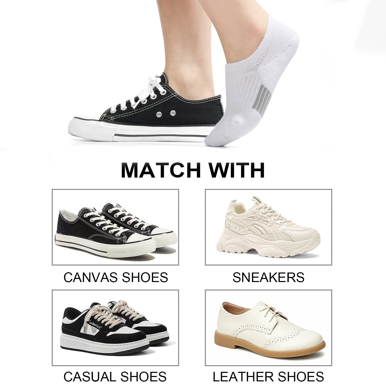 Toes Home No Show Socks Womens Cushioned Low Cut Athletic Hidden Liner Socks ... gallery