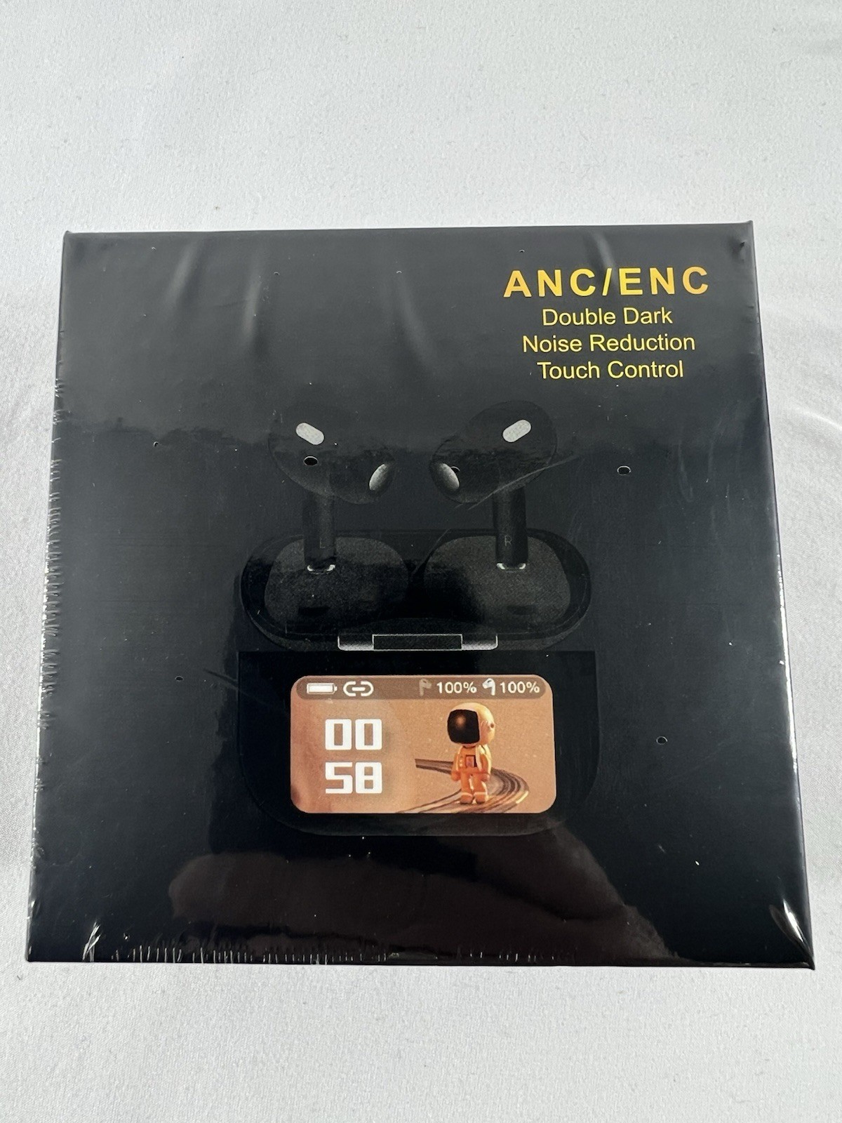 E9 Pro Touch Earbuds with LED Display (ANC & ENC Supported)