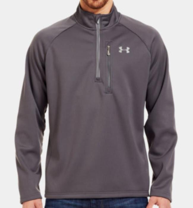 Under Armour Men's STORM Performance 1/4 Zip Gray ColdGear #1231174-084 gallery