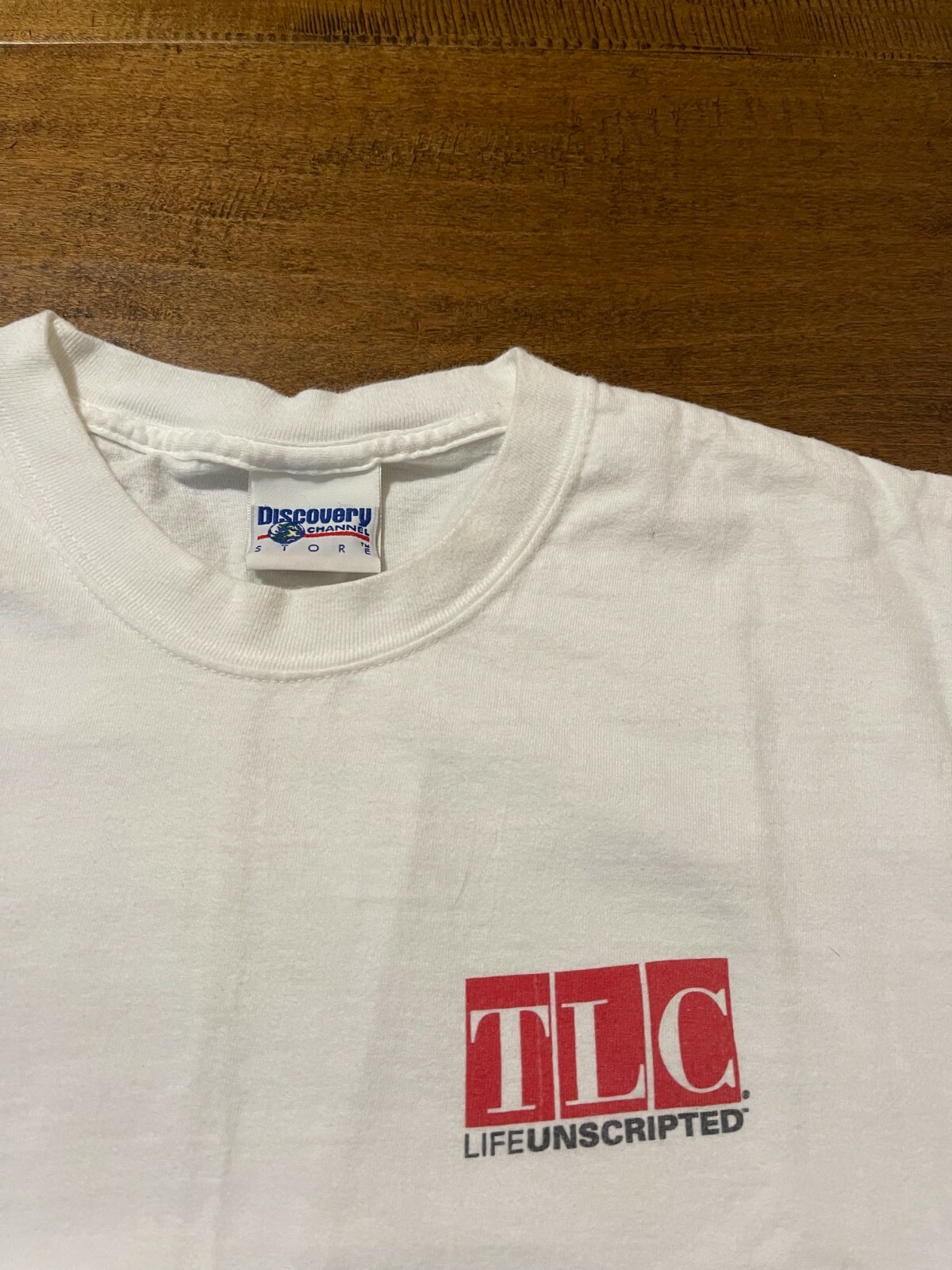 Vtg Trading Spaces TLC Discovery Channel Store S/S White T-Shirt - Men's XLarge gallery