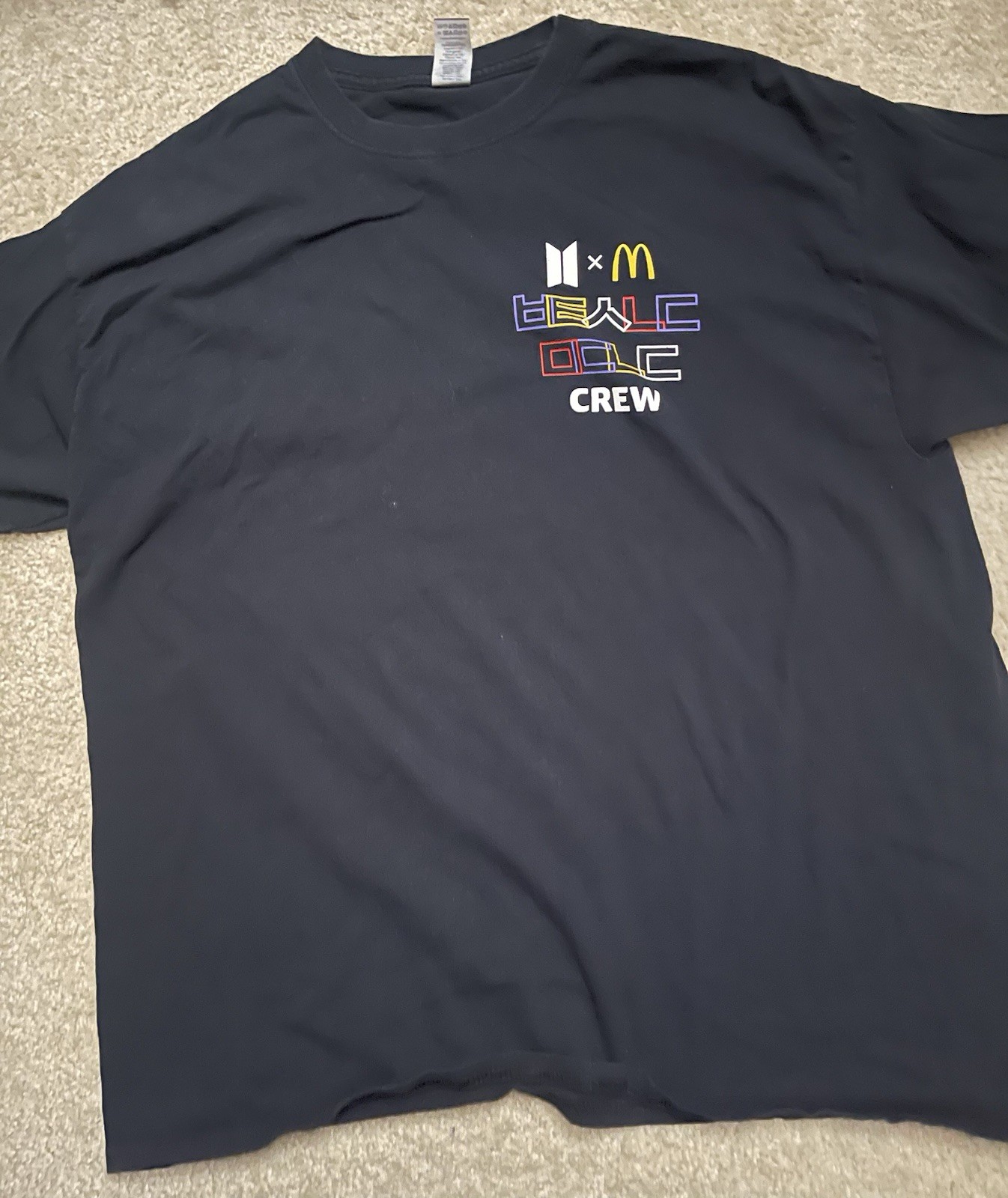 bts mcdonalds shirt (XL)