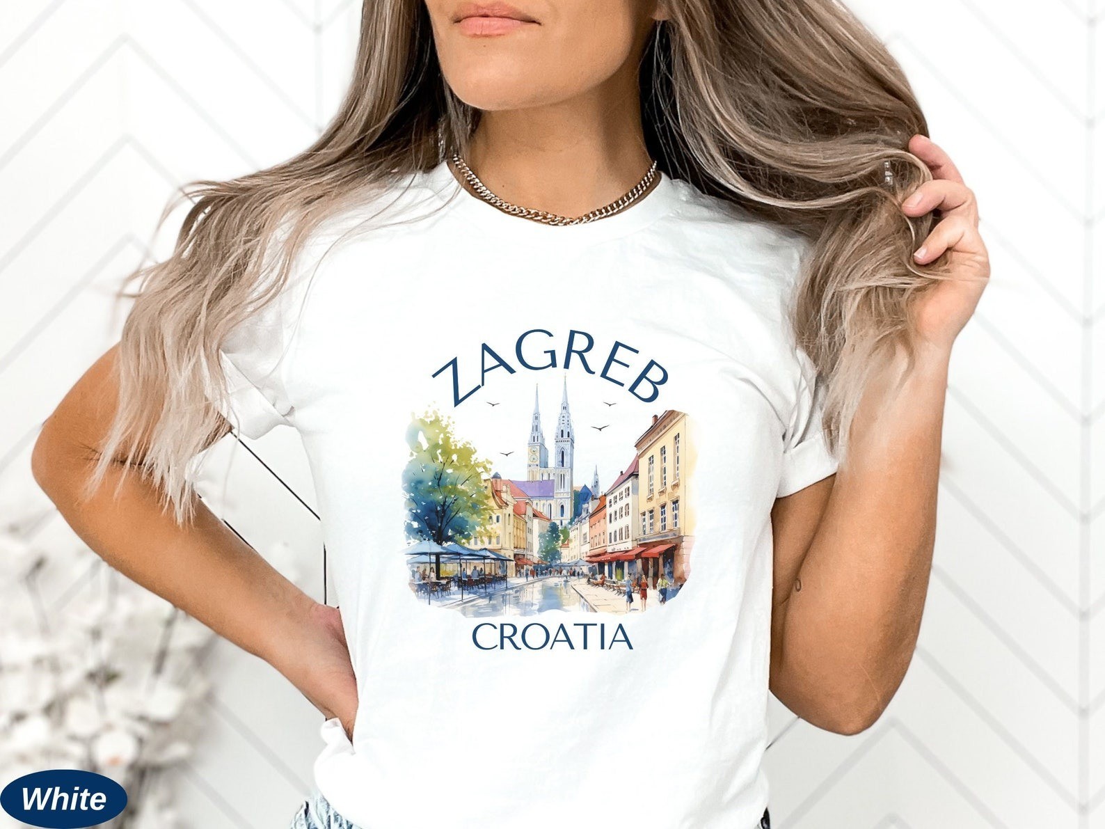 Zagreb T-Shirt Travel Gift for Croatia Trip Lovers Souvenir Tee gallery